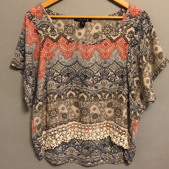 Living Doll Los Angeles Boho Top - Picture 1 of 3